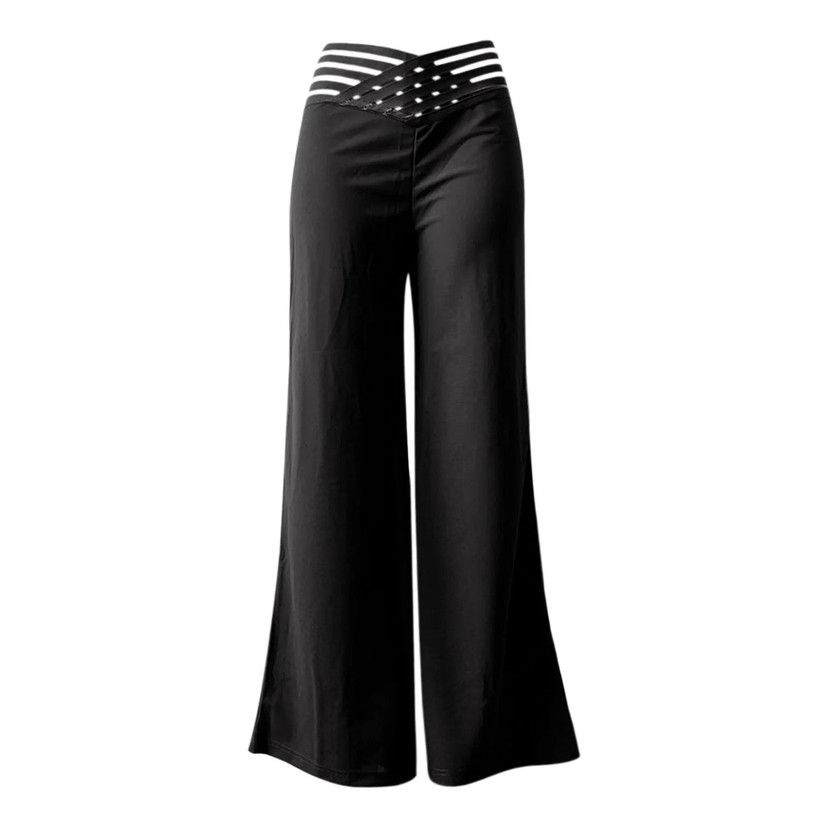 Women's High-Waisted Wide-Leg Trousers