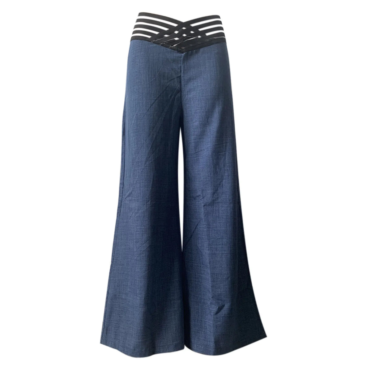 Women's High-Waisted Wide-Leg Trousers