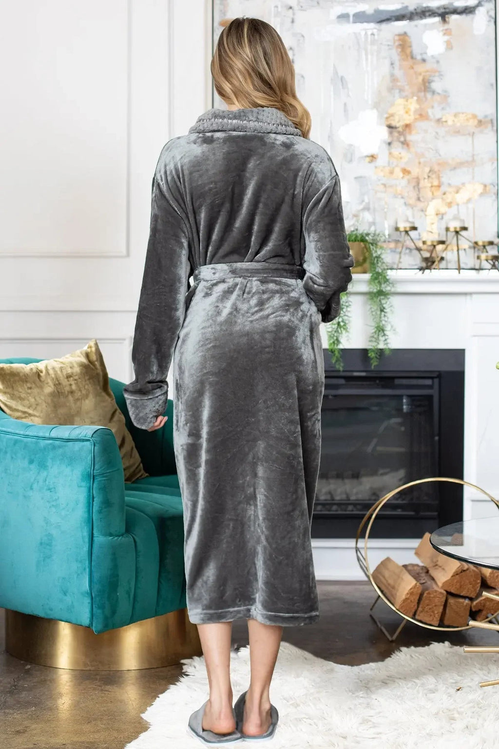 Women's Ultra-Soft Plush Bathrobe