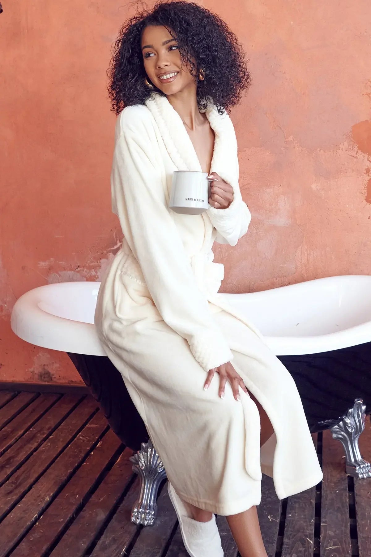 Women's Ultra-Soft Plush Bathrobe