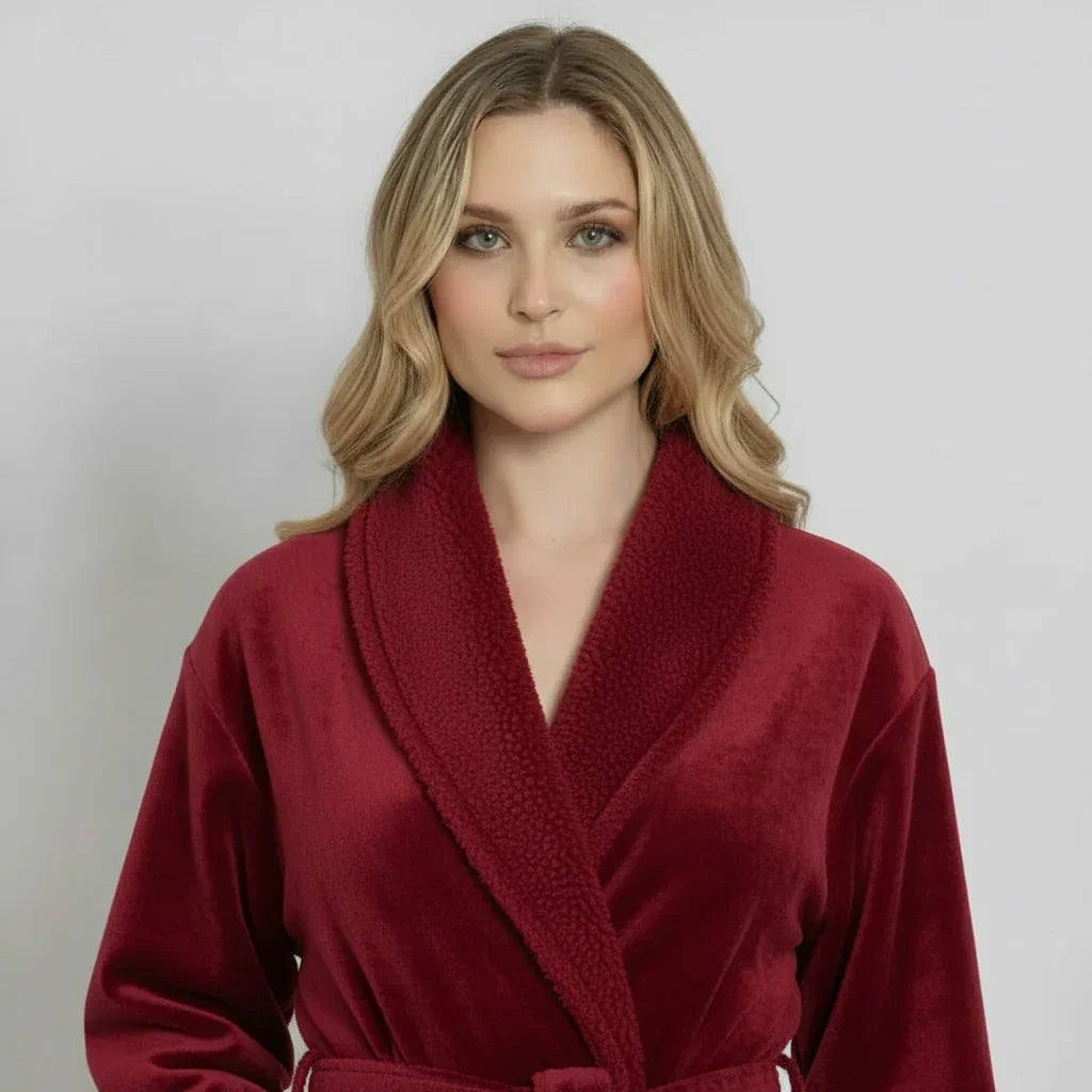 Women's Ultra-Soft Plush Bathrobe