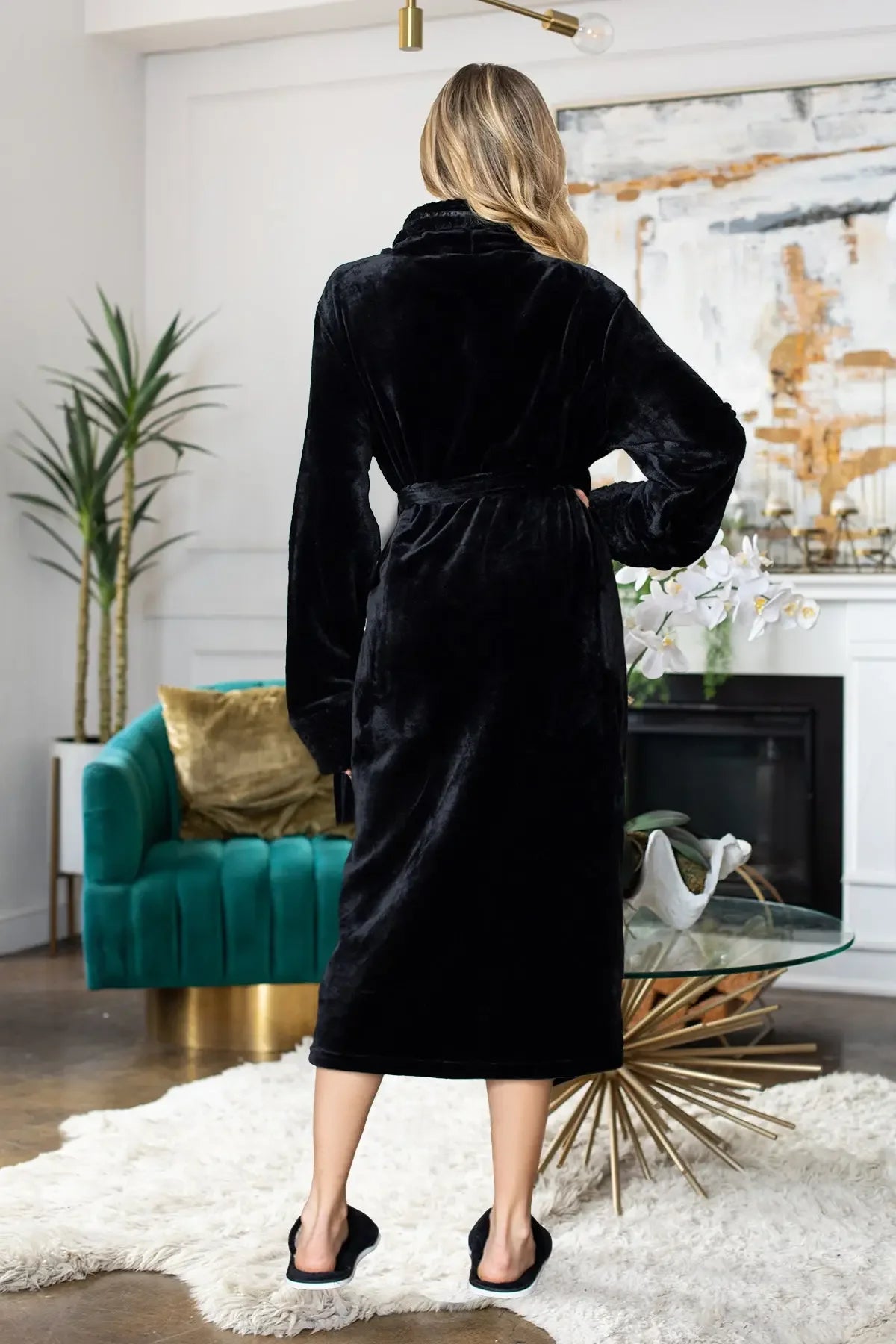 Women's Ultra-Soft Plush Bathrobe