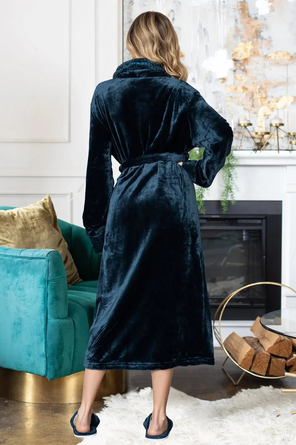Women's Ultra-Soft Plush Bathrobe