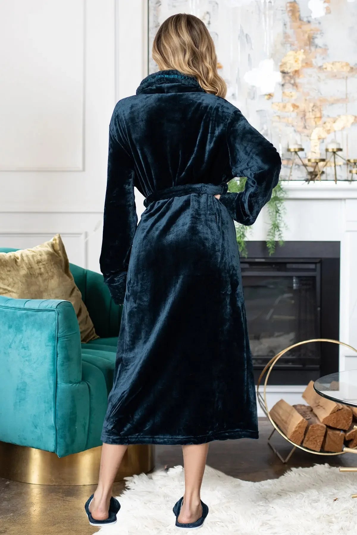 Women's Ultra-Soft Plush Bathrobe