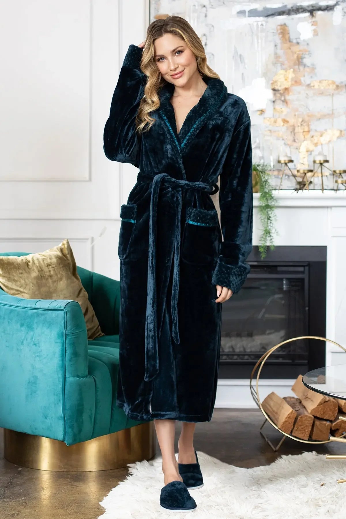 Women's Ultra-Soft Plush Bathrobe